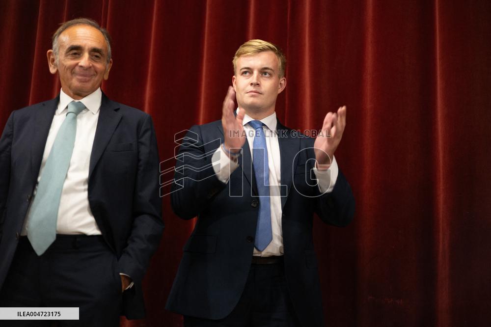 Reconquete meeting for Paris special election - Paris