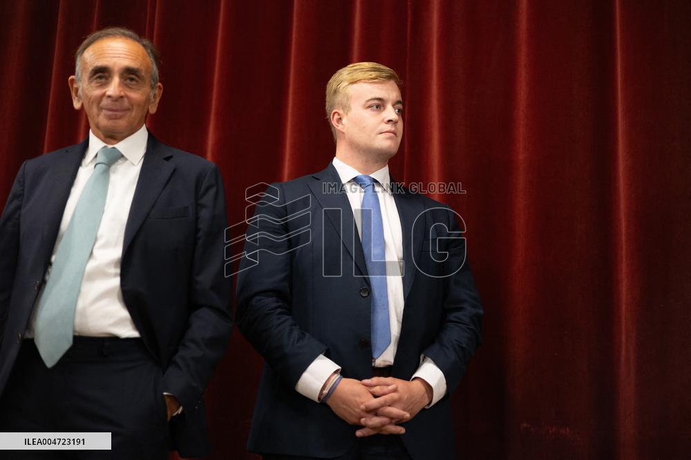 Reconquete meeting for Paris special election - Paris