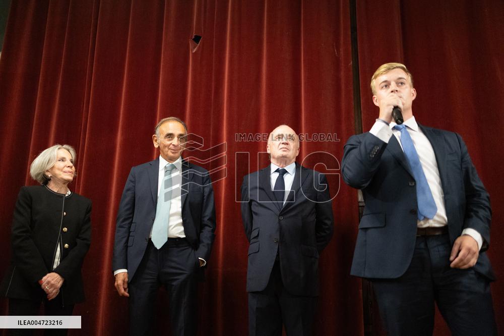 Reconquete meeting for Paris special election - Paris