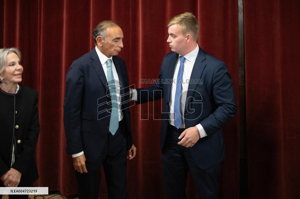 Reconquete meeting for Paris special election - Paris