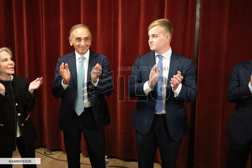 Reconquete meeting for Paris special election - Paris