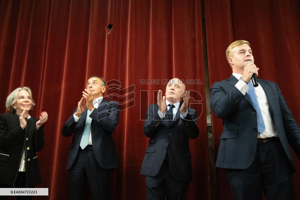 Reconquete meeting for Paris special election - Paris