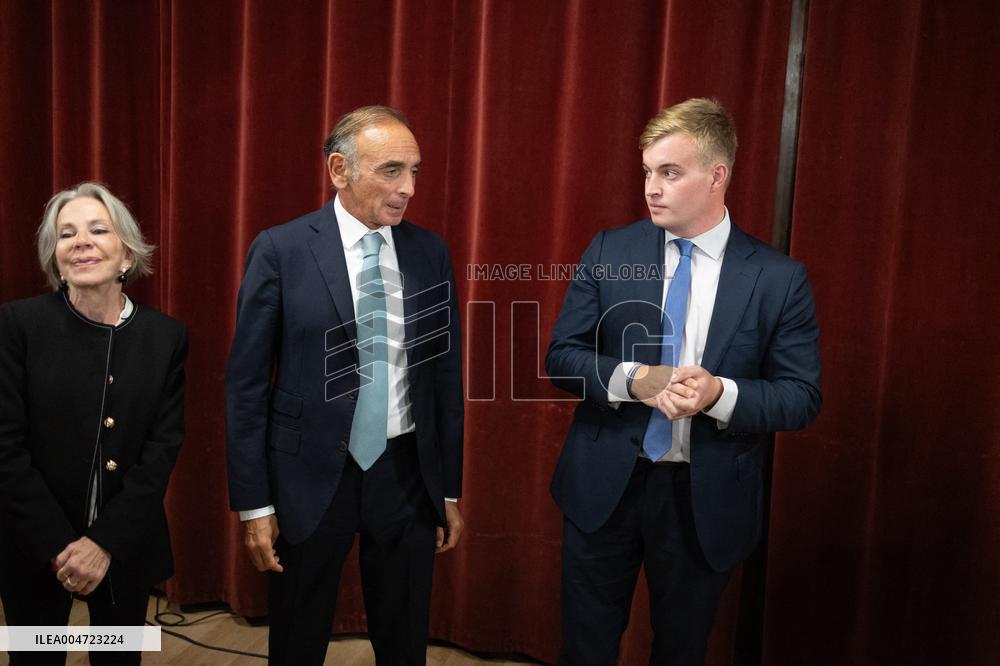 Reconquete meeting for Paris special election - Paris