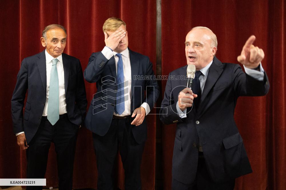 Reconquete meeting for Paris special election - Paris