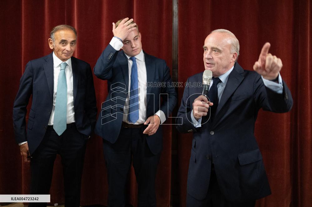 Reconquete meeting for Paris special election - Paris