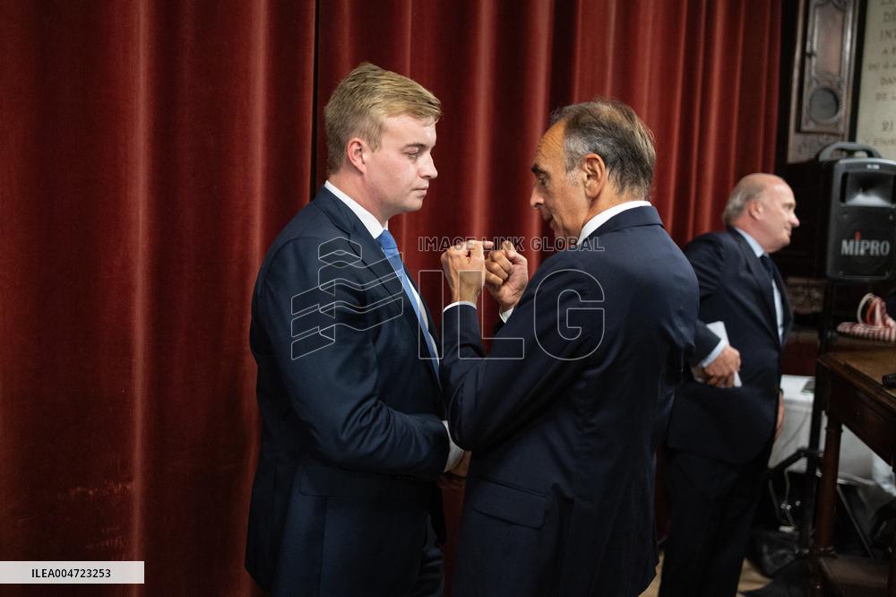 Reconquete meeting for Paris special election - Paris