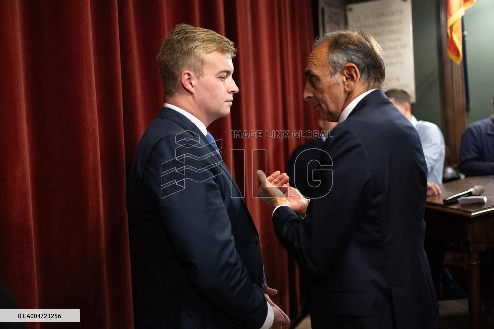 Reconquete meeting for Paris special election - Paris