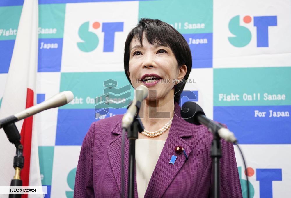 Takaichi to run for LDP head