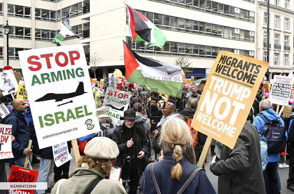 Anti-Trump rally in Britain