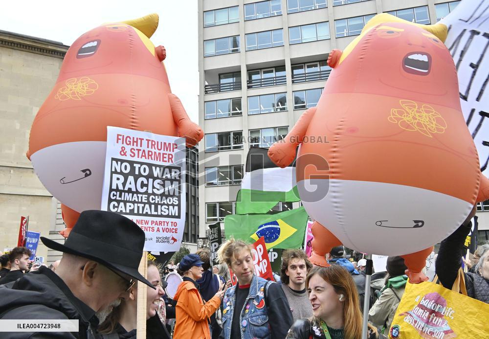 Anti-Trump rally in Britain