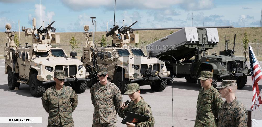 Japan-U.S. joint drill on Ishigaki Island