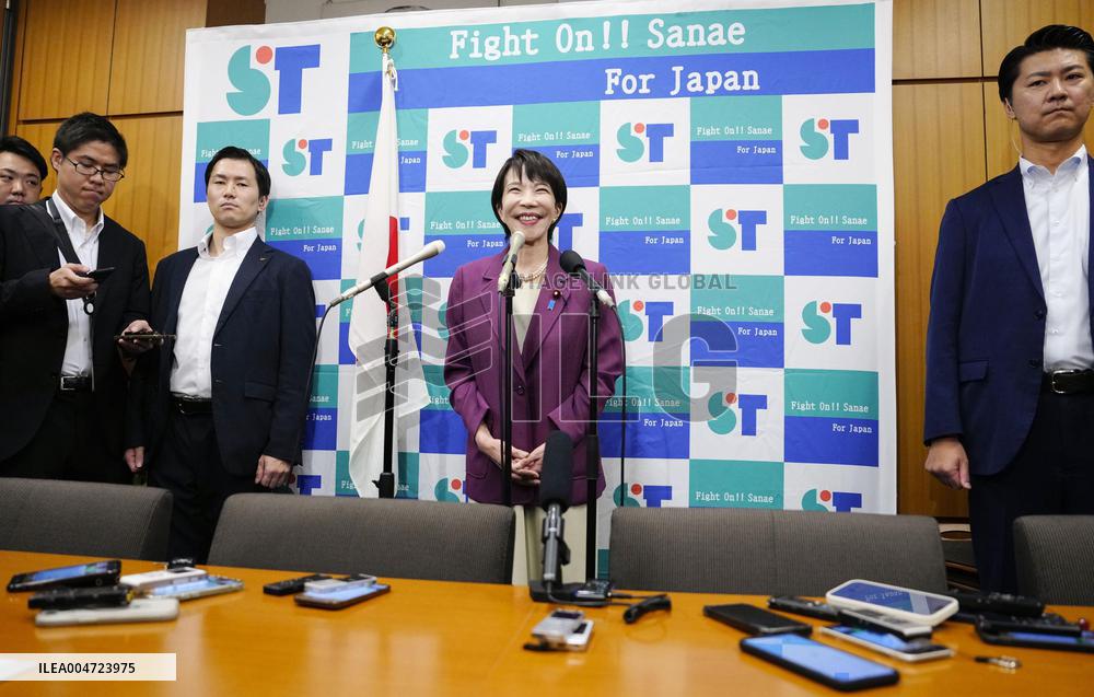 Takaichi to run for LDP head