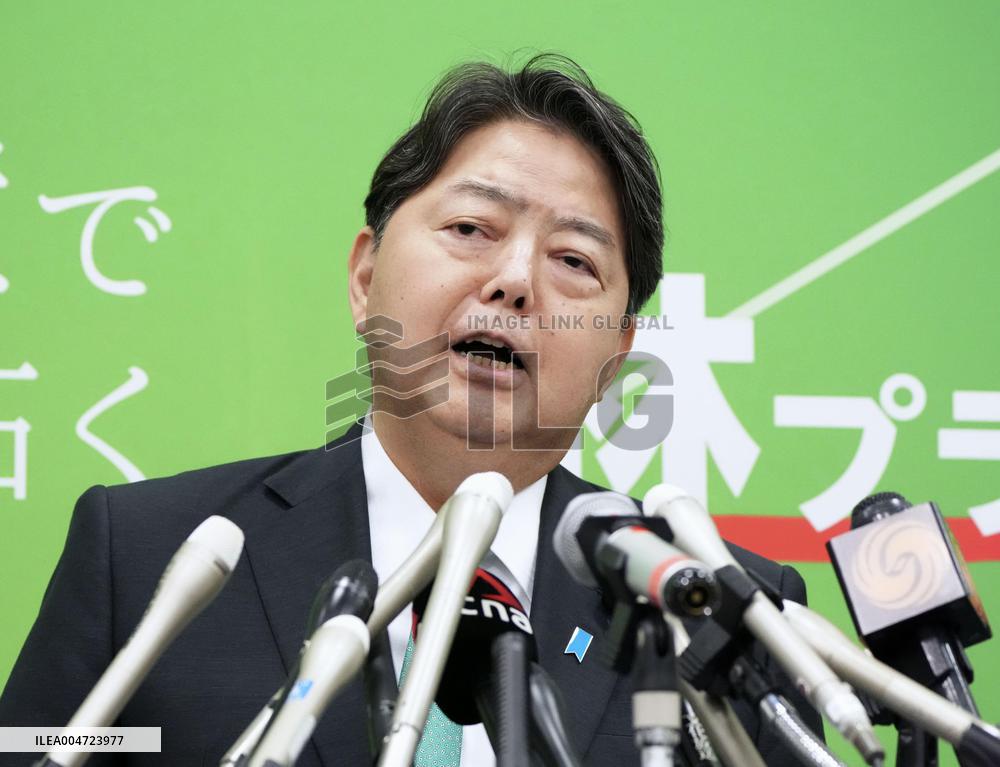Hayashi to run for LDP head