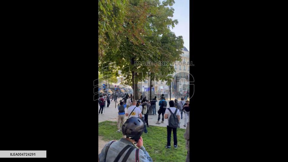 France: September 18 Austerity Protests Turn Violent in Paris
