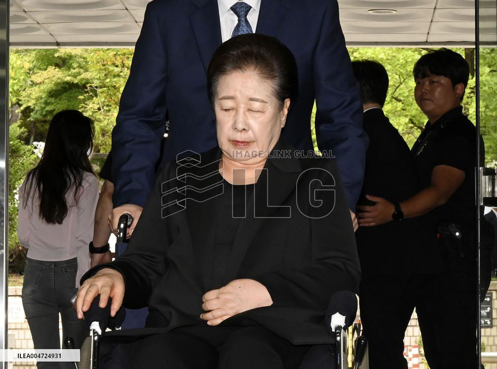 Court hearing for Unification Church leader