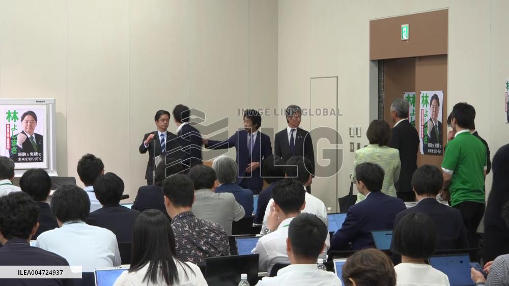 [Breaking News]Hayashi to run in LDP leadership race