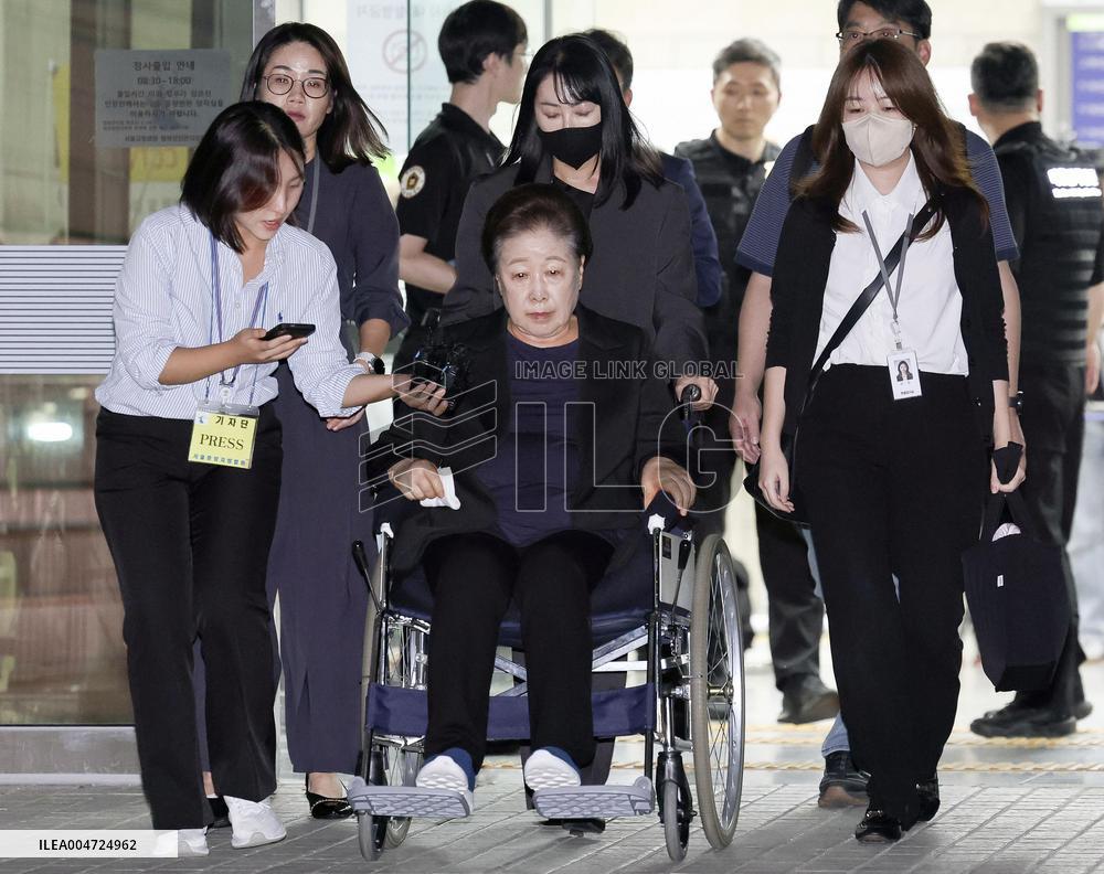 Court hearing for Unification Church leader