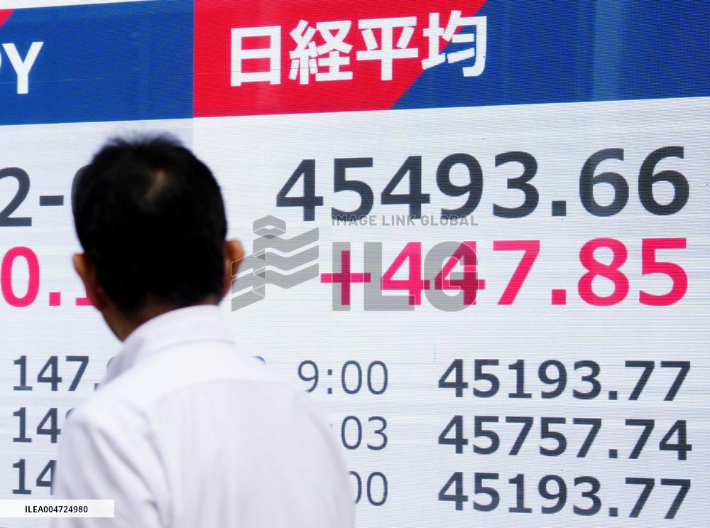 Nikkei index hits new closing high