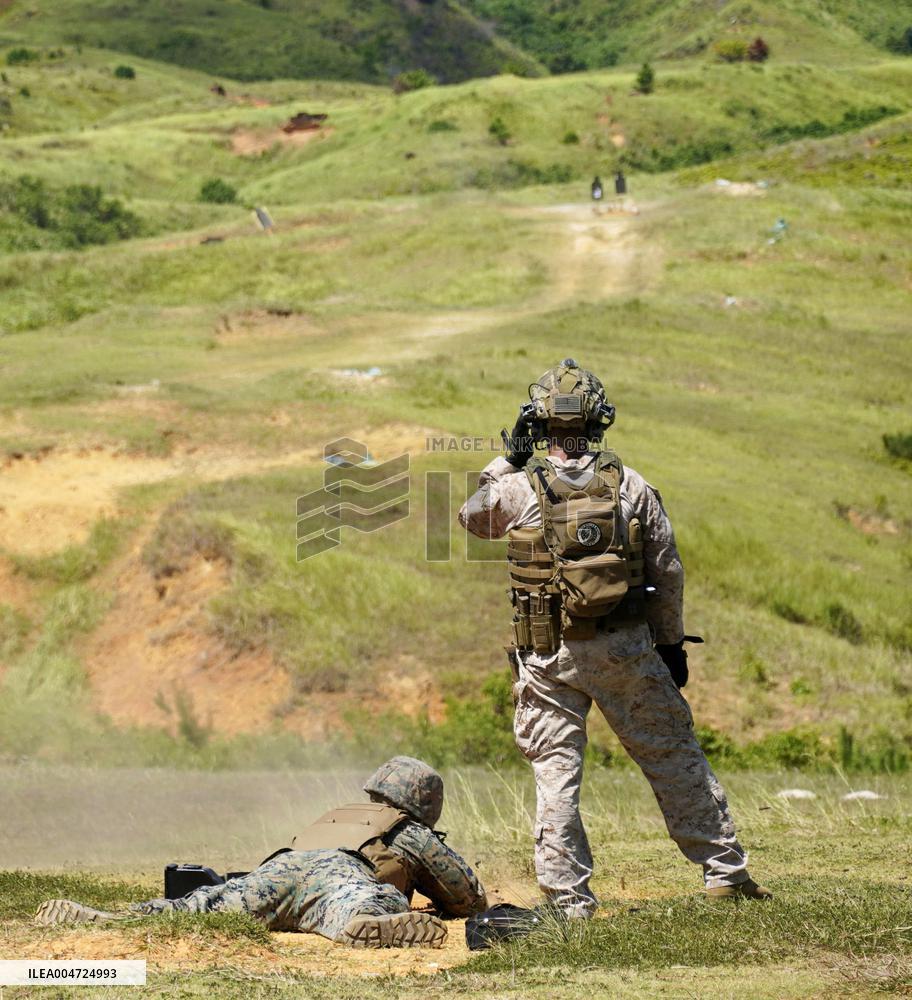 U.S. Marine live-fire training in Okinawa