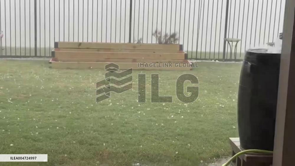 US: Large Hail Batters North Texas as Severe Storms Sweep Through 2