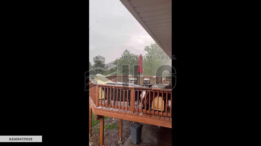 US: Intense Hail Batters Northern Utah, Prompting Weather Alert