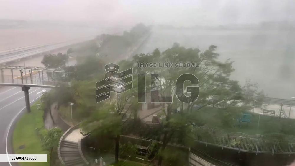 Macau: Super Typhoon Ragasa Brings Hurricane-Force Winds and Heavy Rain