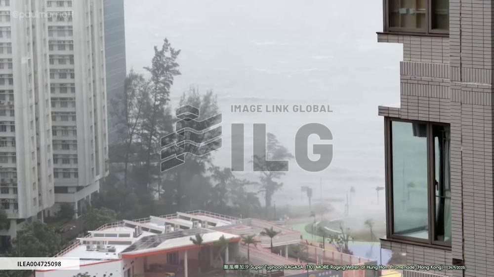 Hong Kong: T10 Highest Warning Issued as Typhoon Ragasa Approaches 5