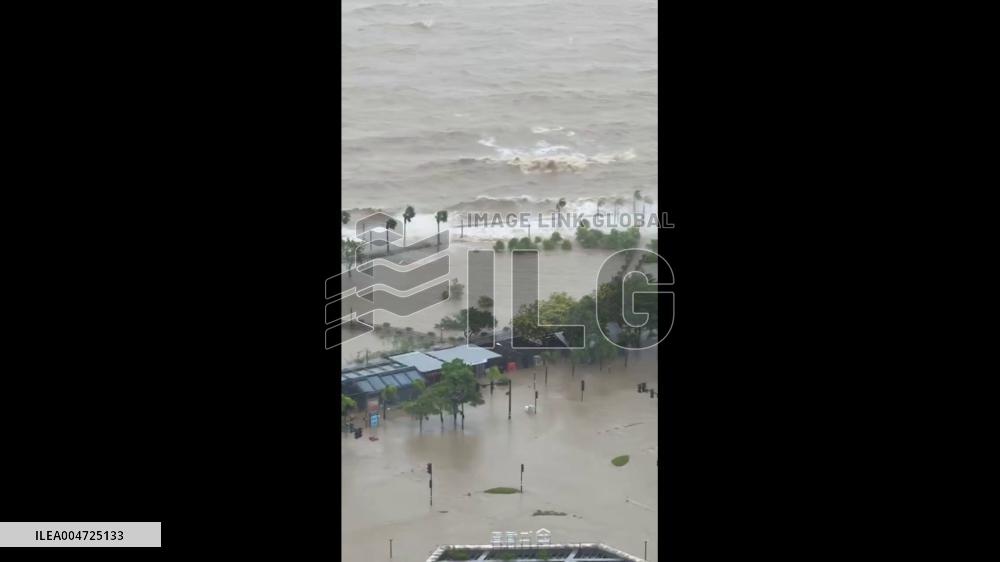 China: Typhoon Ragasa Hits Guangdong, Floods Zhuhai Coastline