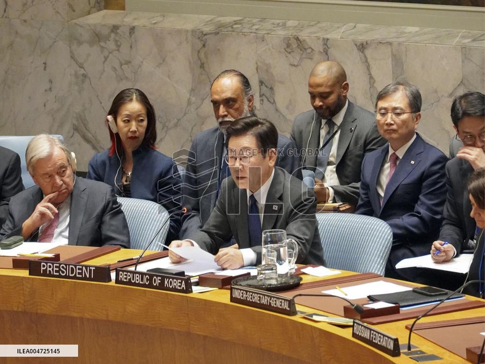 S. Korean President Lee speaks at U.N.