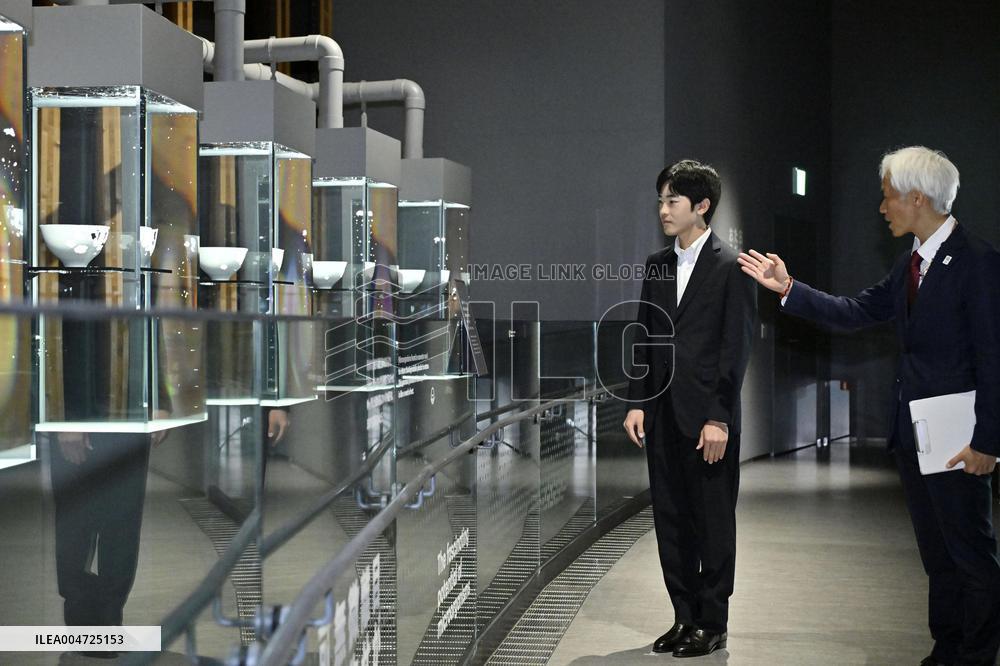 Japan Prince Hisahito at Osaka Expo