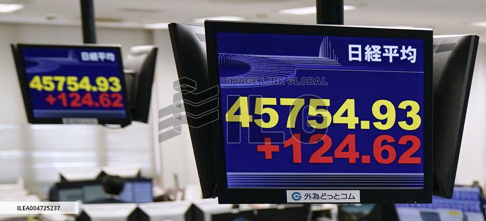 Nikkei index hits new closing high