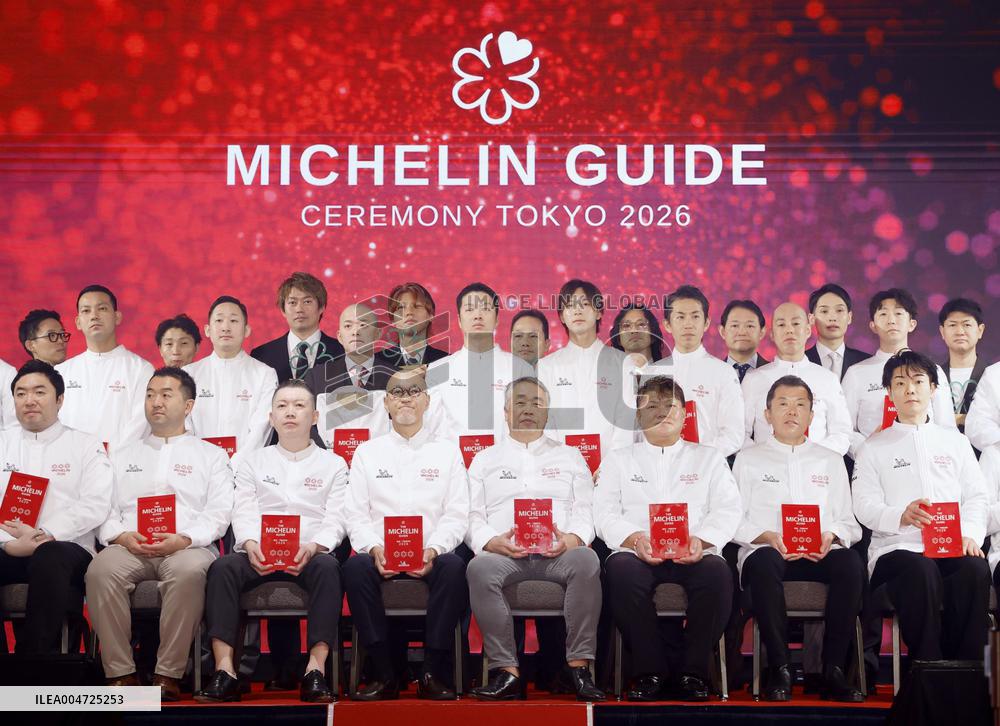 Michelin Guide unveils 2026 Tokyo star eateries