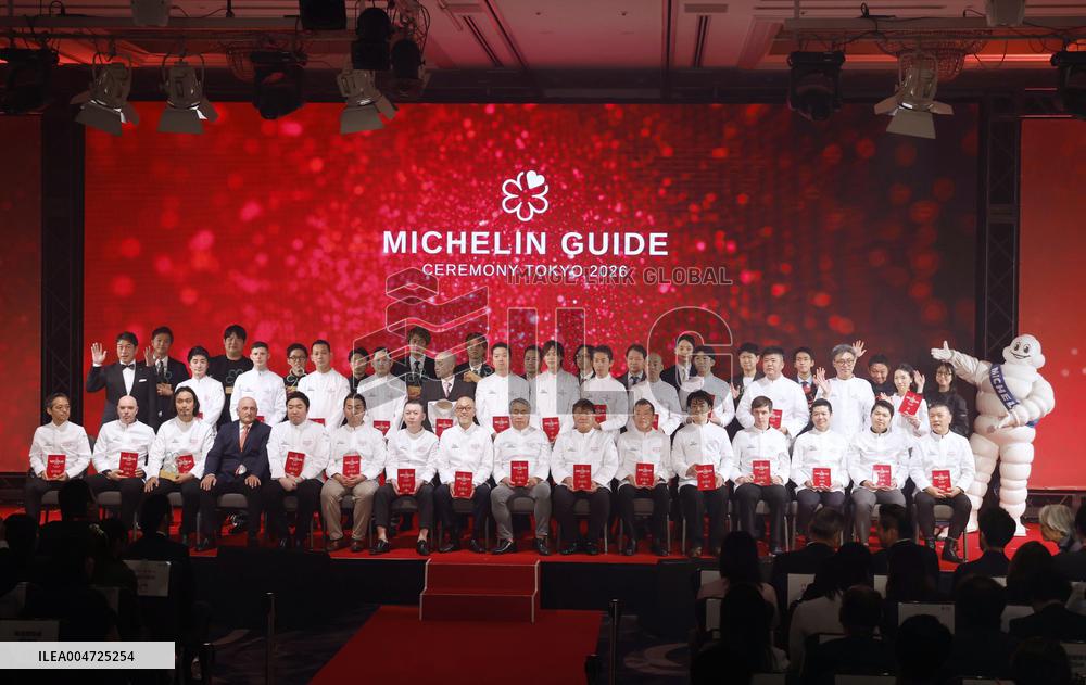 Michelin Guide unveils 2026 Tokyo star eateries