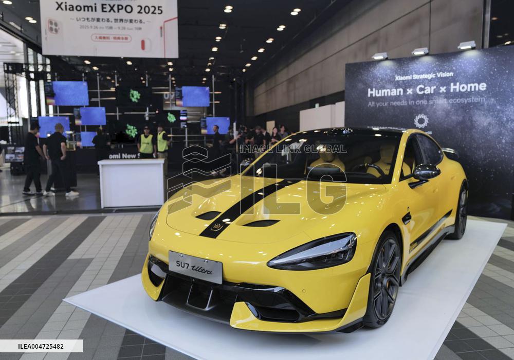 Xiaomi EV showcased in Japan