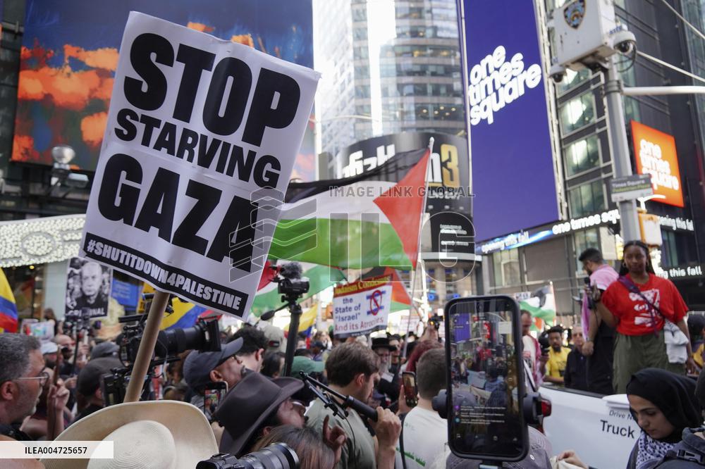 Anti-Israel protest in New York