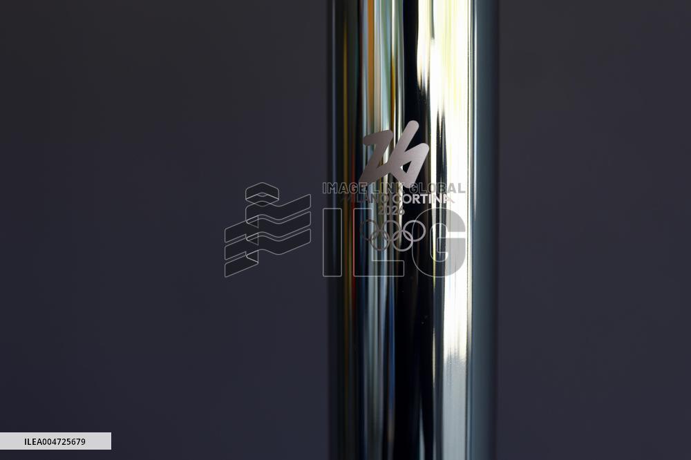 Milan-Cortina Winter Olympics torch