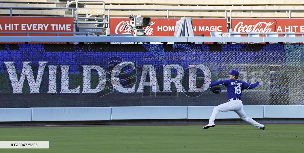 Baseball: Wild Card Series between Reds and Dodgers