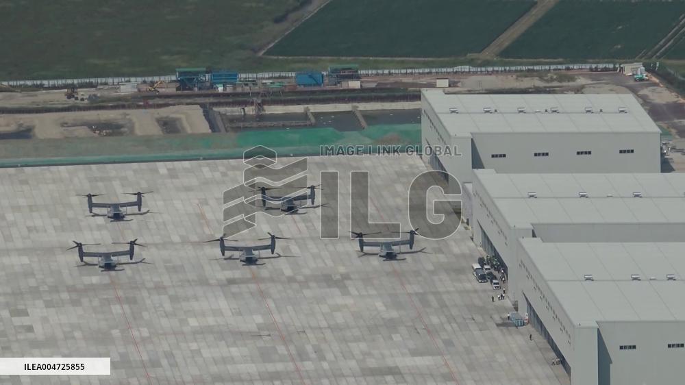 Ceremony held in Saga to mark opening of Osprey base