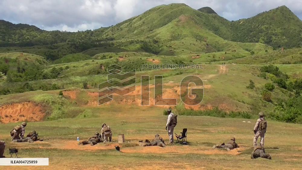 U.S. Marine live-fire training in Okinawa