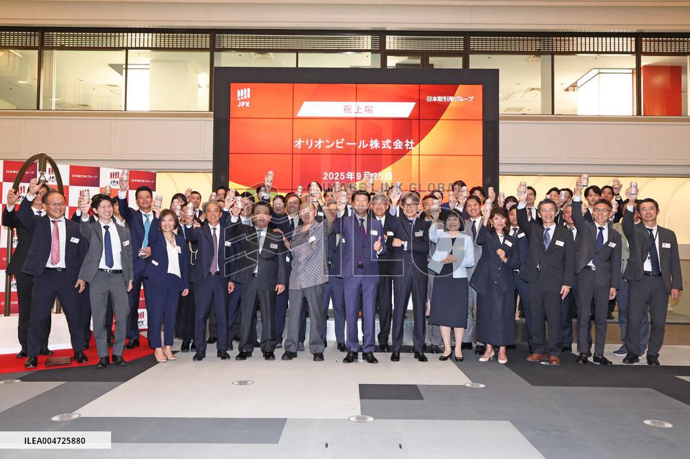 Orion Beer Listing Ceremony