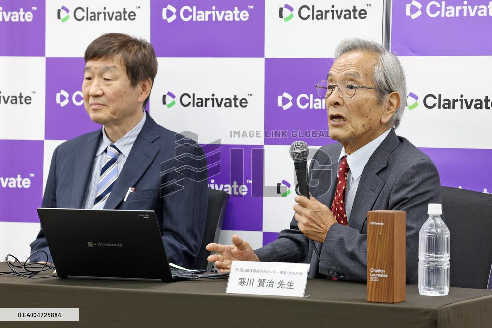 Clarivate Citation Laureate Award Press Conference