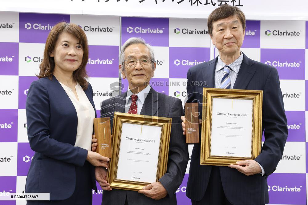 Clarivate Citation Laureate Award Press Conference