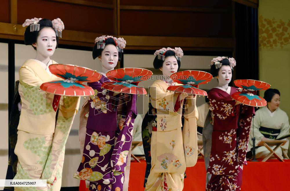 Traditional dance performance in Kyoto