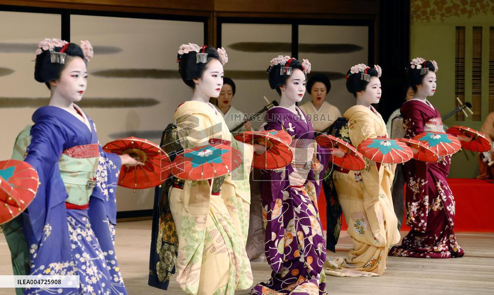 Traditional dance performance in Kyoto