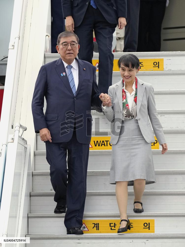 Japan PM Ishiba visits S. Korea