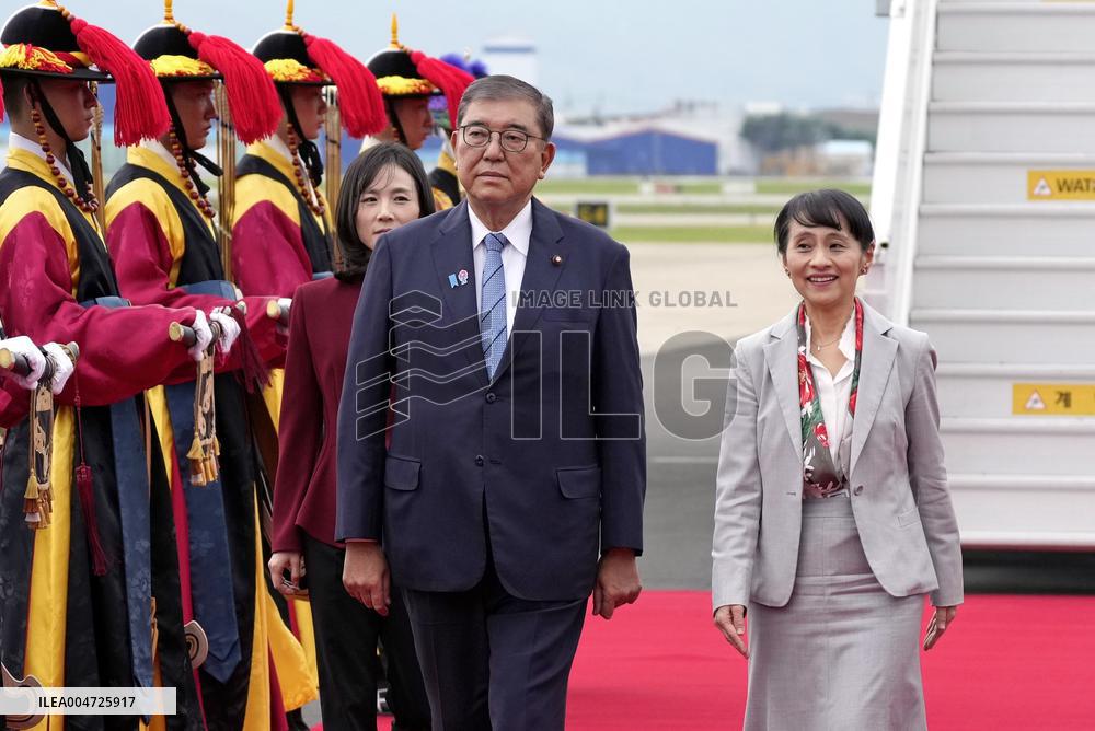 Japan PM Ishiba visits S. Korea