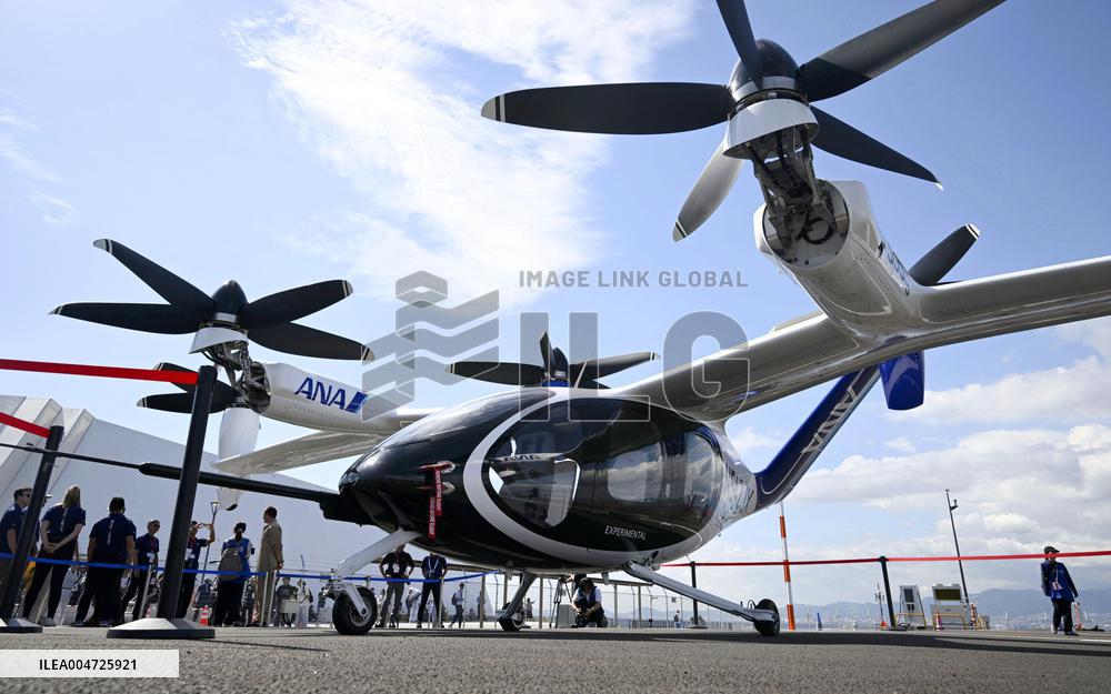 "Flying car" demo flight at World Expo venue in Osaka
