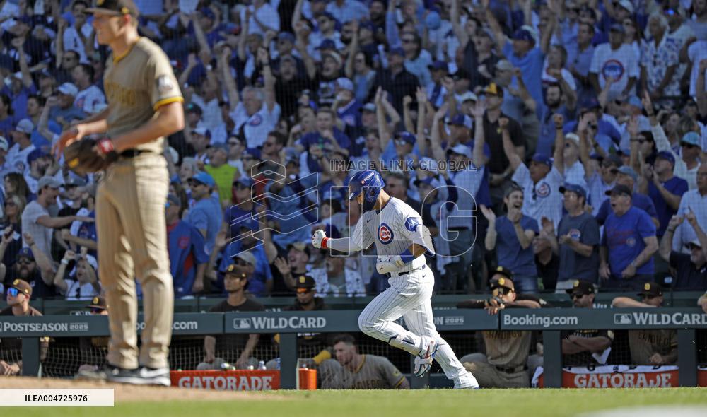 Baseball: Wild Card Series between Padres and Cubs