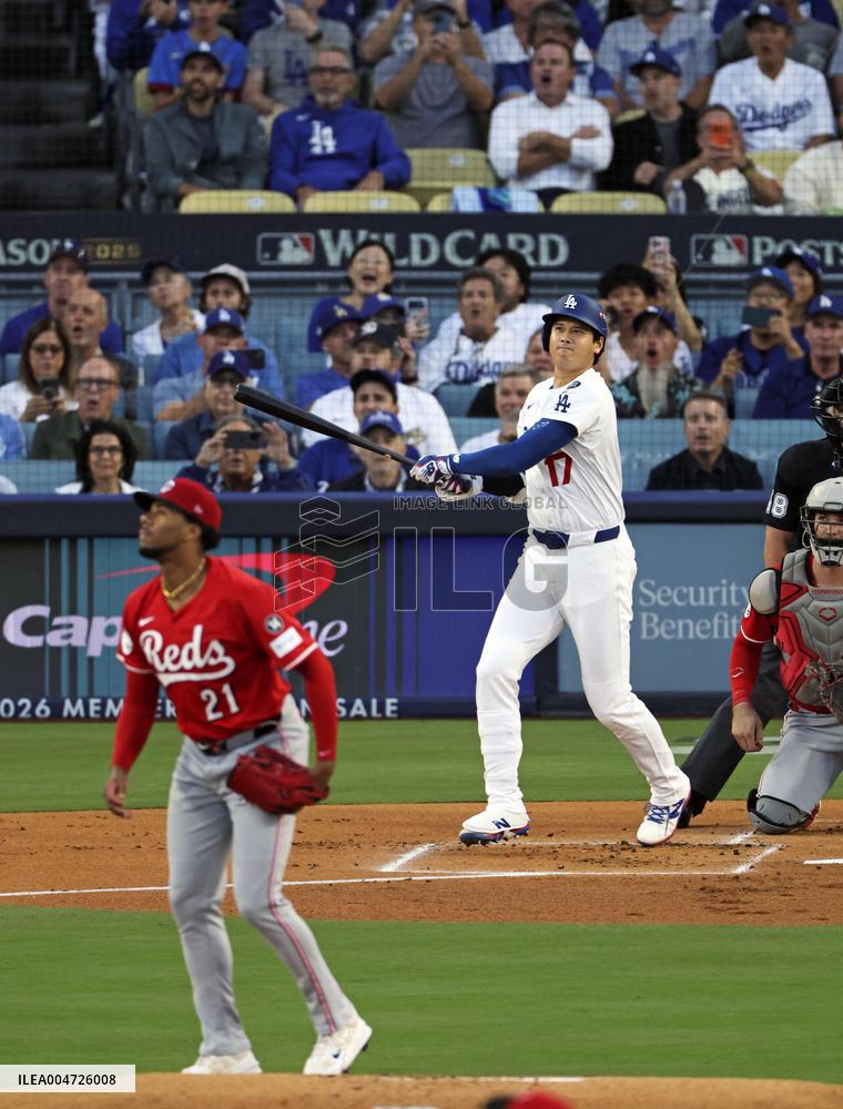 Baseball: Wild Card Series between Reds and Dodgers