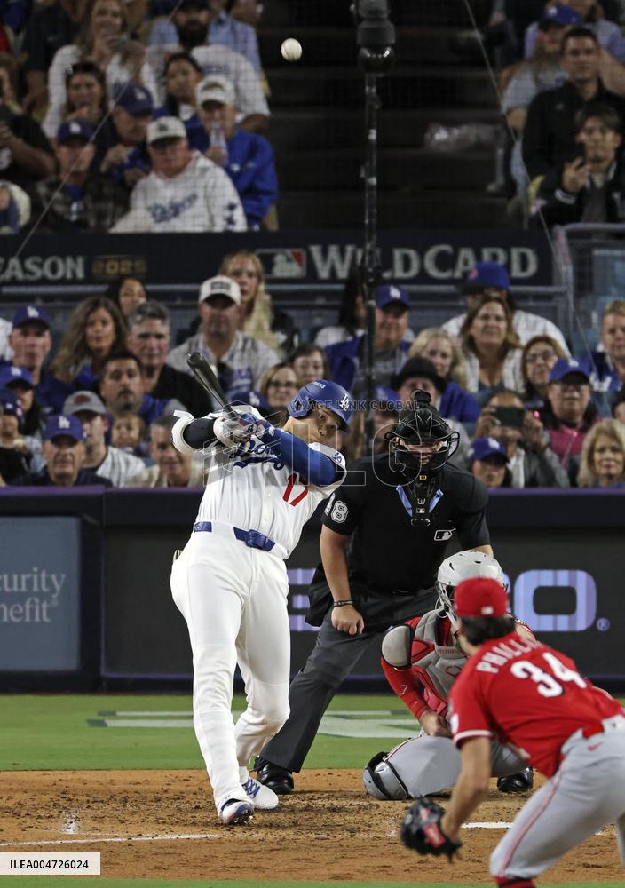 Baseball: Wild Card Series between Reds and Dodgers